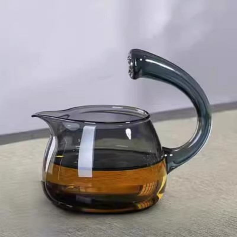 High borosilicate glass all grey tea set home magnetic office brewing teapot lazy tea maker