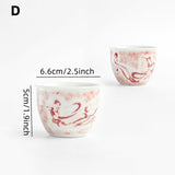 Less porcelain selected Dunhuang series rubbing master cup single cup Jingdezhen traditional tea tea cup manual sample tea cup