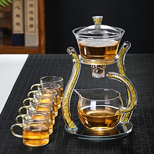 RORA Lazy Kungfu Glass Tea Set Magnetic Glass Teapot set – RORA TEAPOT