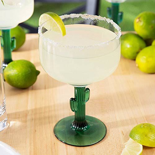 Cactus Margarita Glasses Cup 16 oz